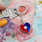 KDM Flag Heart Keychain