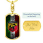 Abarth Italian Flag Keychain