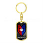 kdm-society-keychain-gold