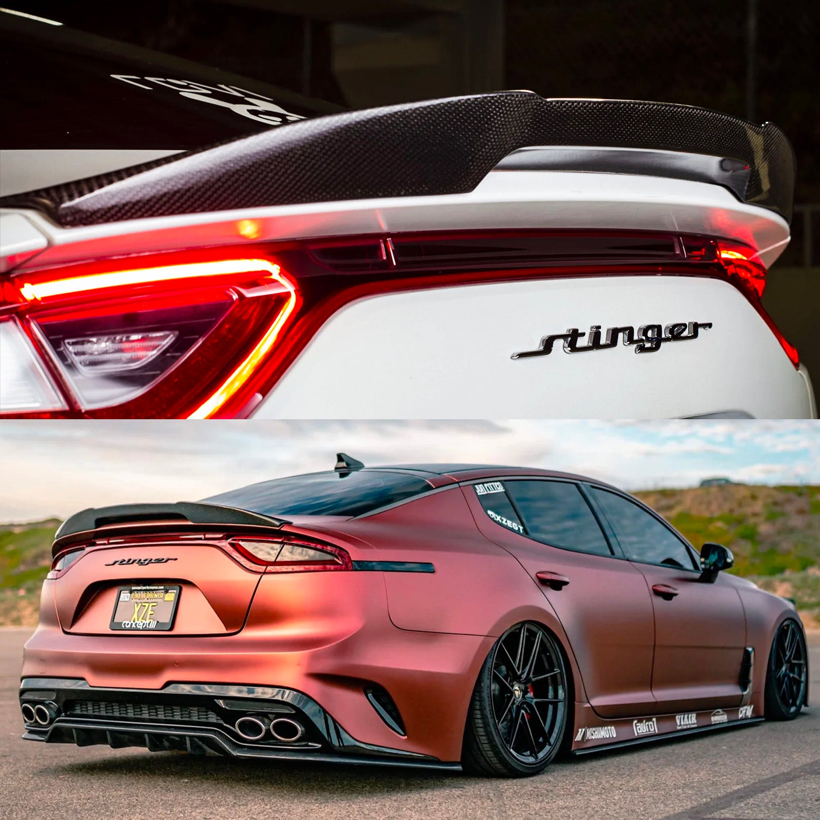 Carbon Fiber Spoiler Carbon Fiber Trunk Spoiler For Kia Stinger 2018 carbon-fiber-spoiler-carbon-fiber-trunk-spoiler-for-kia-stinger-2018