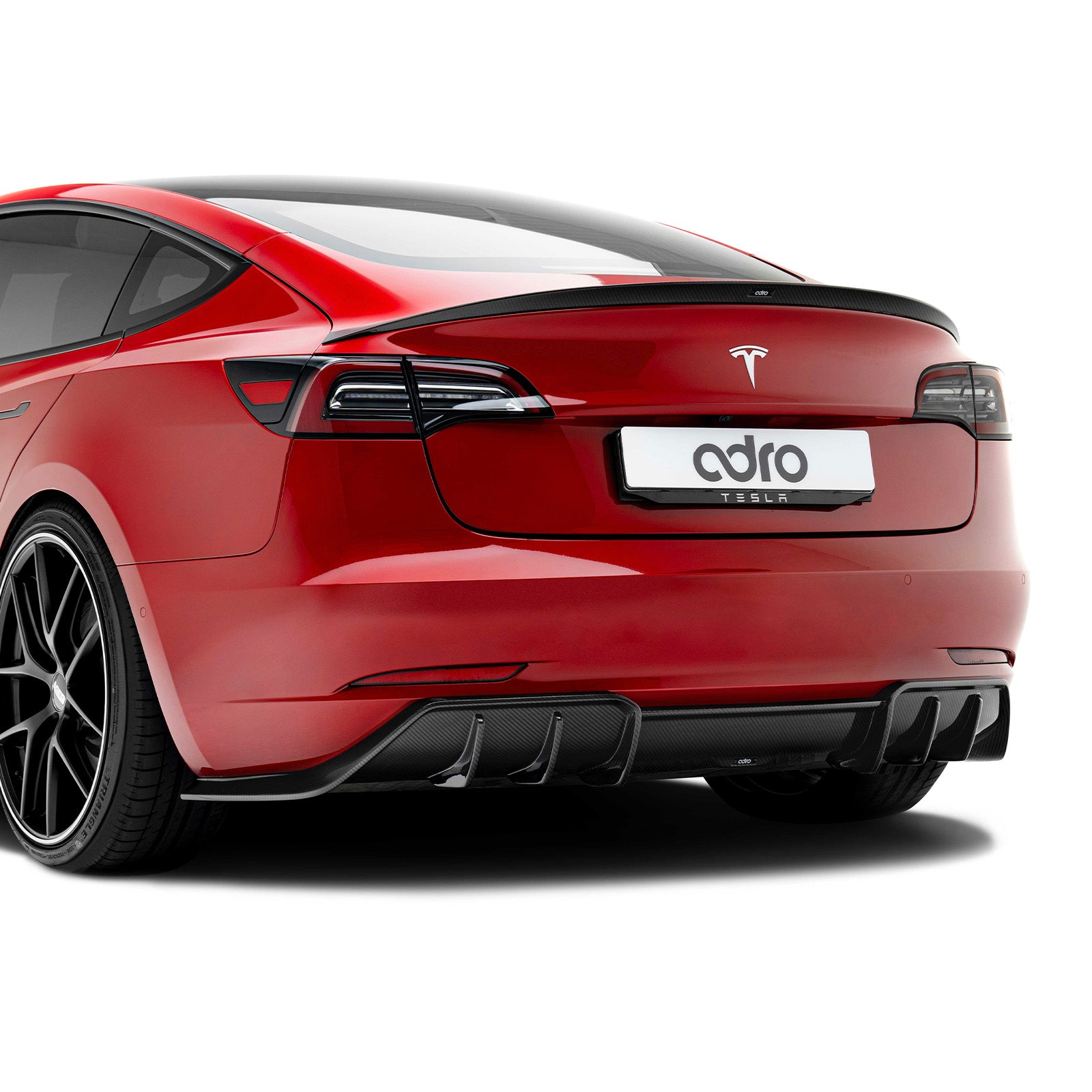 UP Ascension-R Carbon Fiber Rear Wing for Tesla Model 3