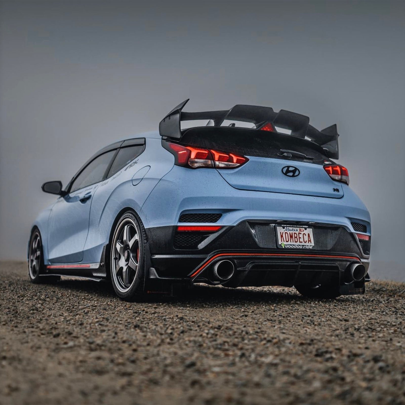 Hyundai Veloster N Carbon Fiber Spoiler (V2) ADRO Driven District