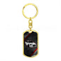 white-evo-x-keychain-gold