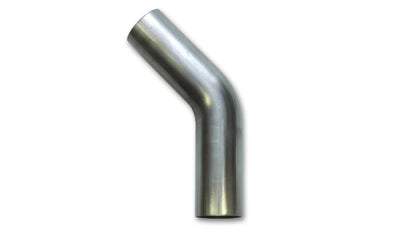 Vibrant 4in O.D. T304 SS 45 deg Mandrel Bend 6in x 6in leg lengths (6in Centerline Radius)