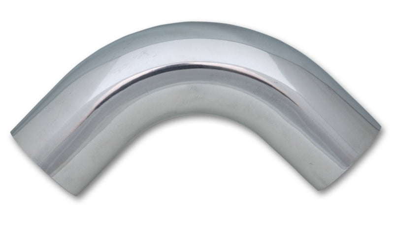 Vibrant 4in O.D. Universal Aluminum Tubing (90 degree bend) - Polished