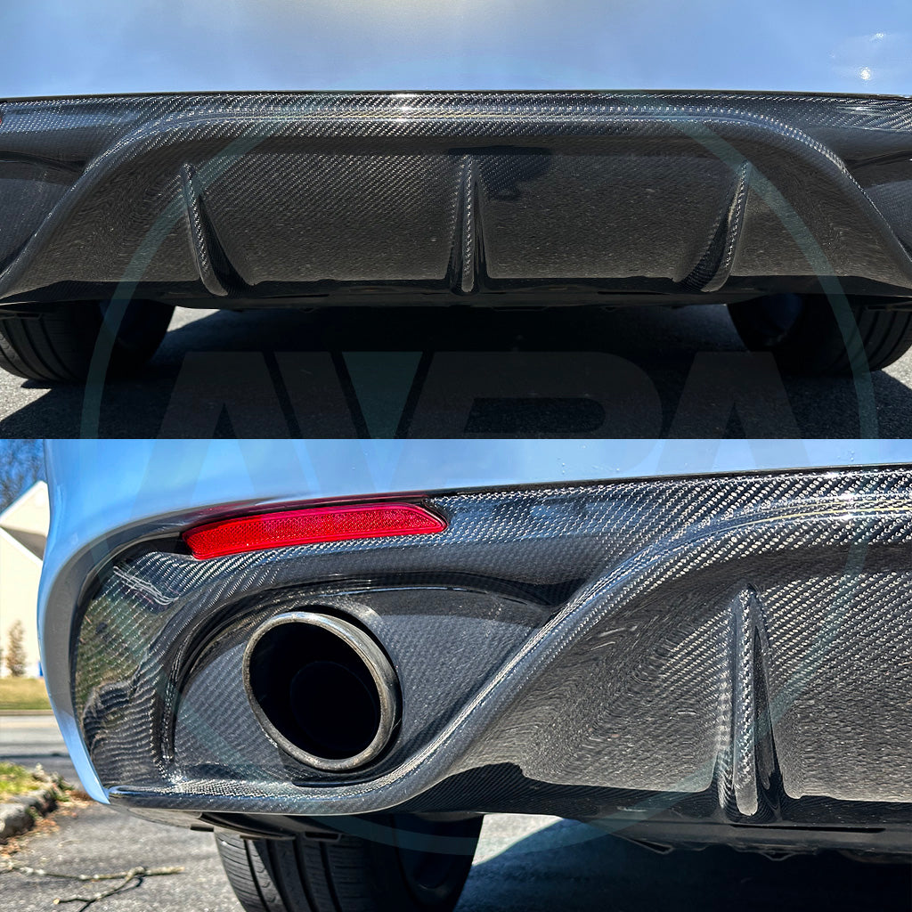 Alfa Romeo Giulia Ti Sport Carbon Fiber Rear Diffuser | AVRA – Driven ...