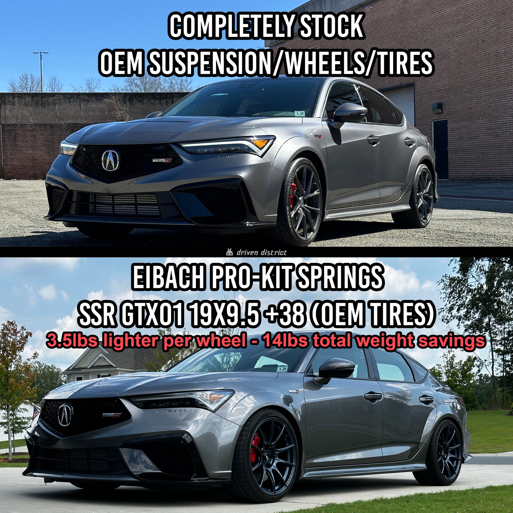De5 Spring Eibach Acura Integra Type S DE5 ProKit Spring Kit – Driven District