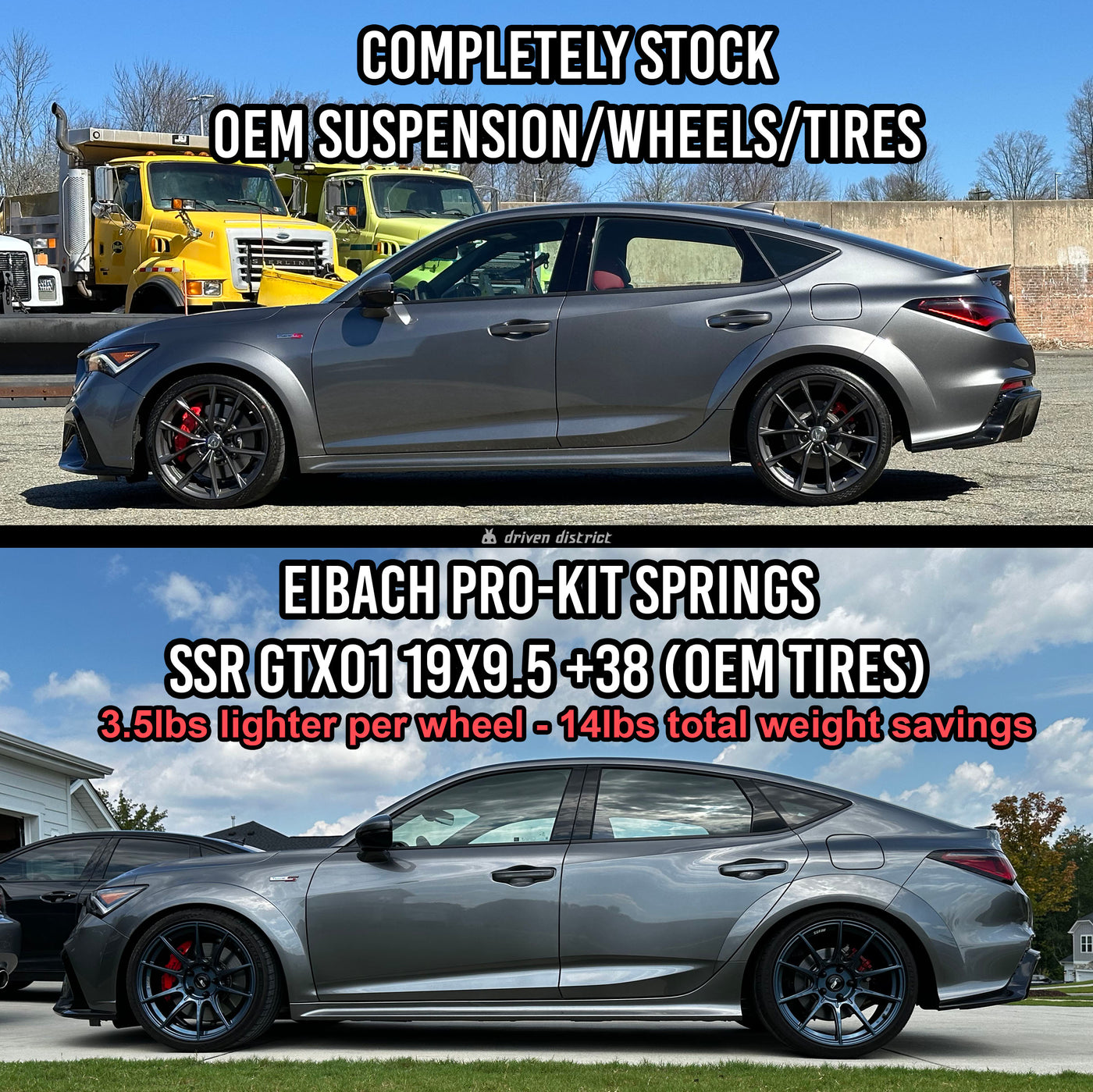 De5 Spring Eibach Acura Integra Type S DE5 ProKit Spring Kit – Driven District