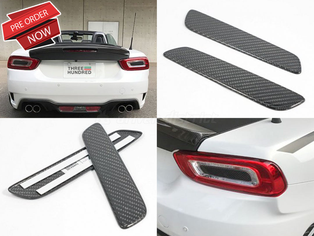 ABARTH 124Spider マットカーボンテールレンズ Three Hundred Fiat / Abarth 124 Spider Carbon Fiber Tail Light