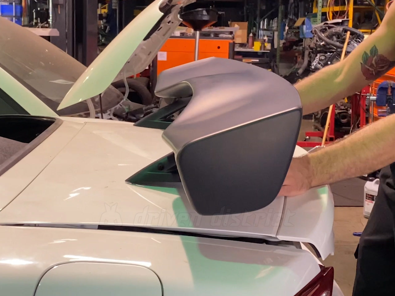 Fiat 124 Spider Spoiler | CR Style Wing – Driven District