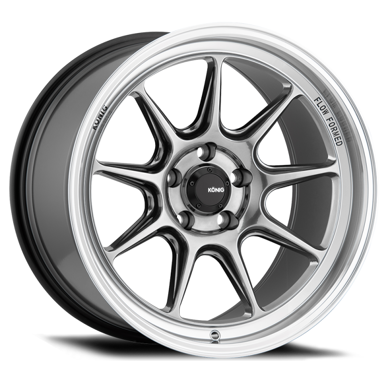 Konig Countergram 17x8 4x100 ET45 Hyper Chrome / Machined Lip