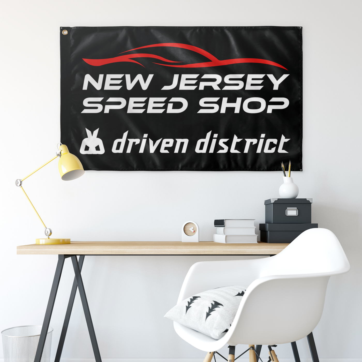 NJ Speed Shop & Driven District Flag