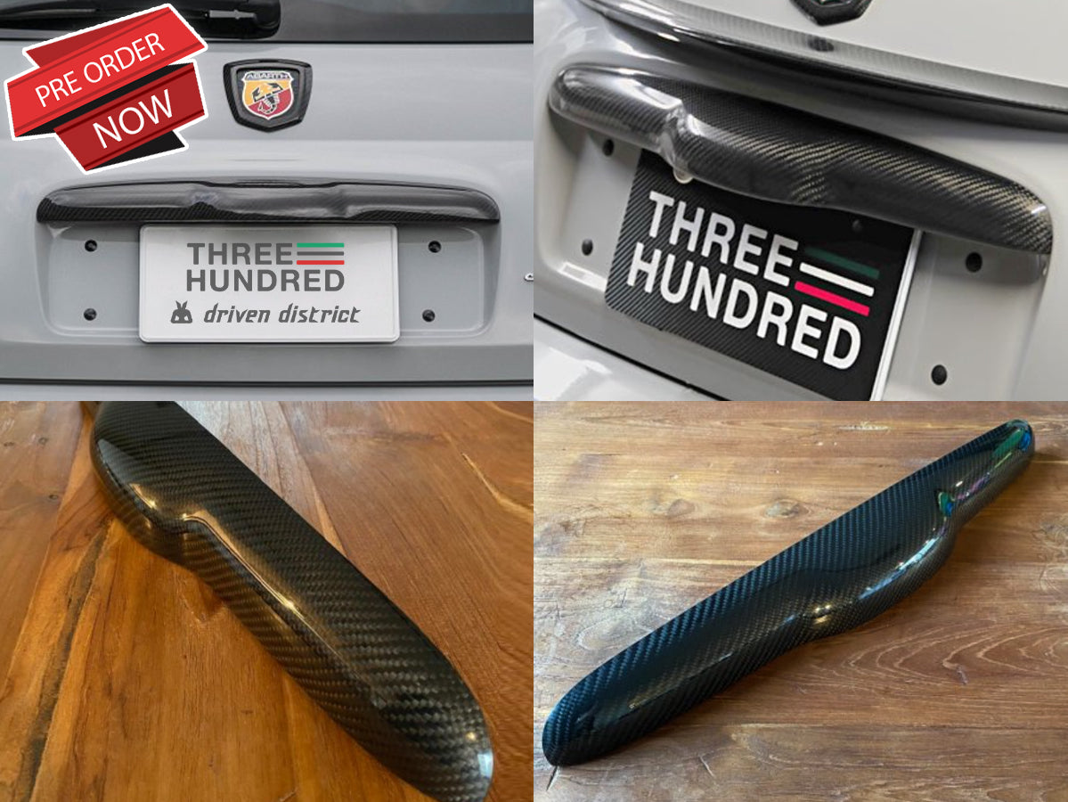 Three Hundred Abarth 500 Carbon Fiber Trunk Gate Handle Cover – Driven ...