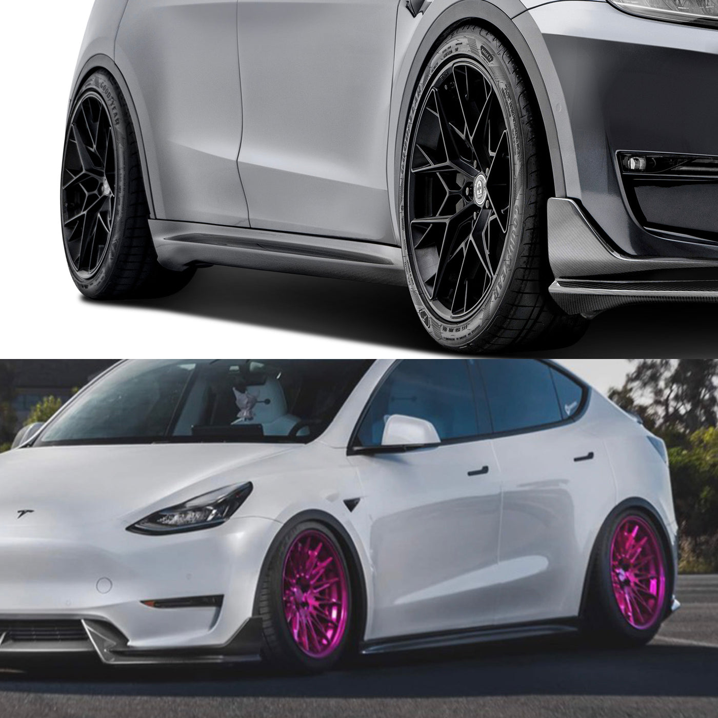 Tesla Model Y Prepreg Carbon Fiber Side Skirts - ADRO – Driven District