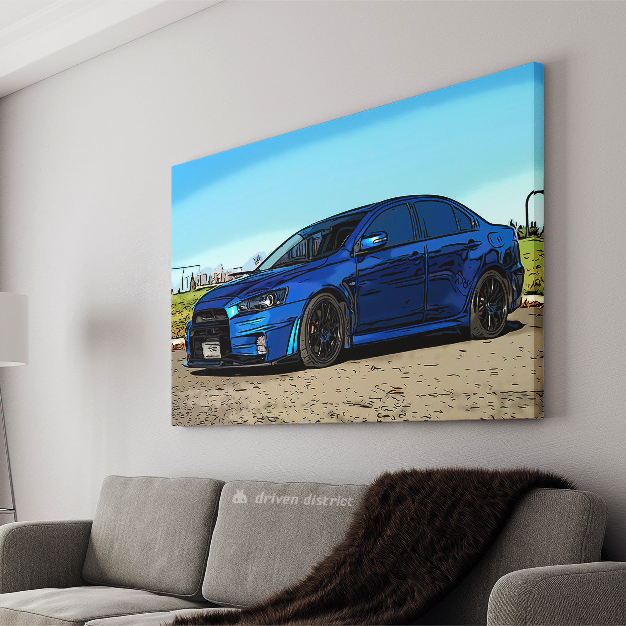 Custom Car Canvas Wall Art - Upload Your Photo