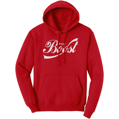 enjoy-boost-hoodie-red