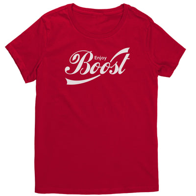 enjoy-boost-womens-shirt-red