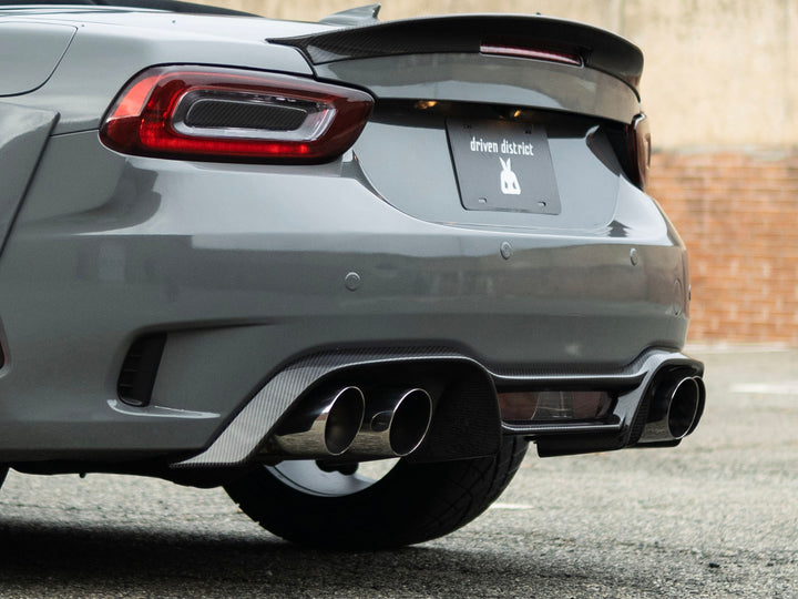 Three Hundred Abarth 124 Spider Carbon Fiber Rear Diffuser
