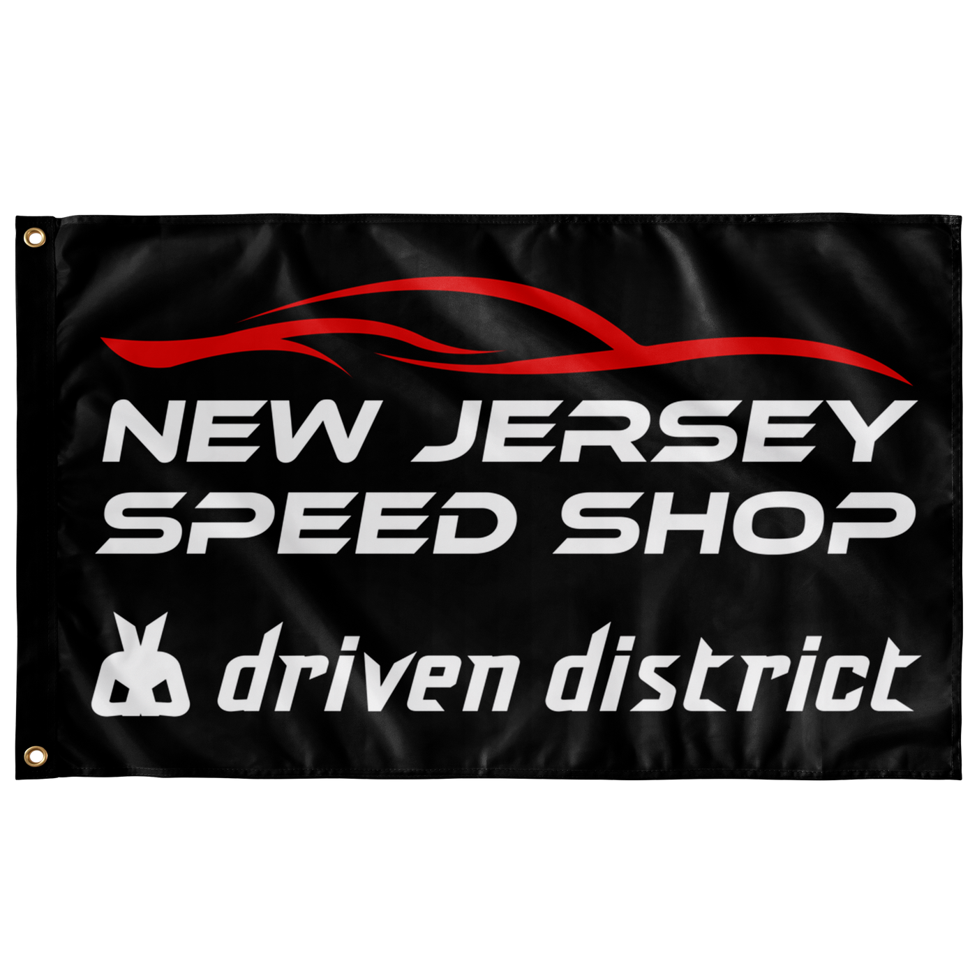 NJ Speed Shop & Driven District Flag