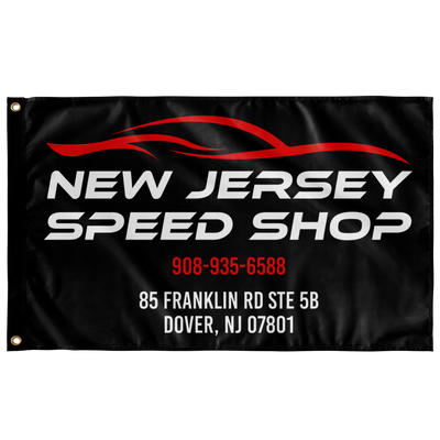 New Jersey Speed Shop Flag