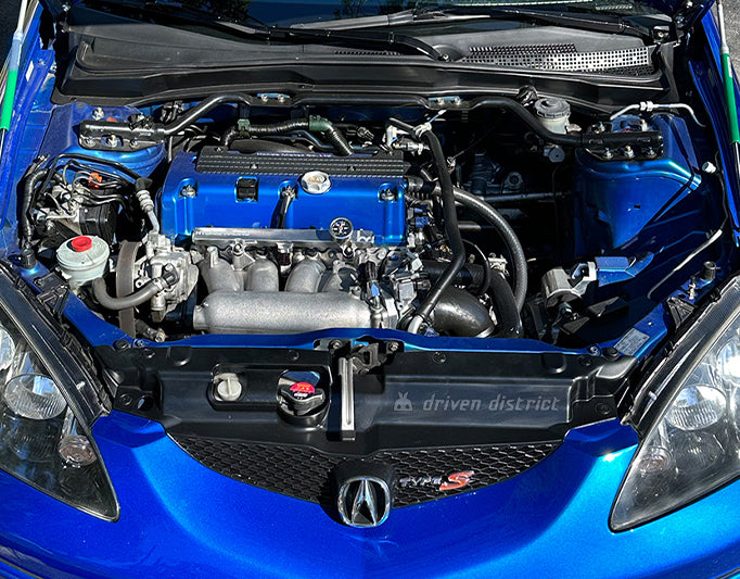 06 Rst Injen 02-06 RSX Type S w/ Windshield Wiper Fluid Replacement Bottle Bl ...